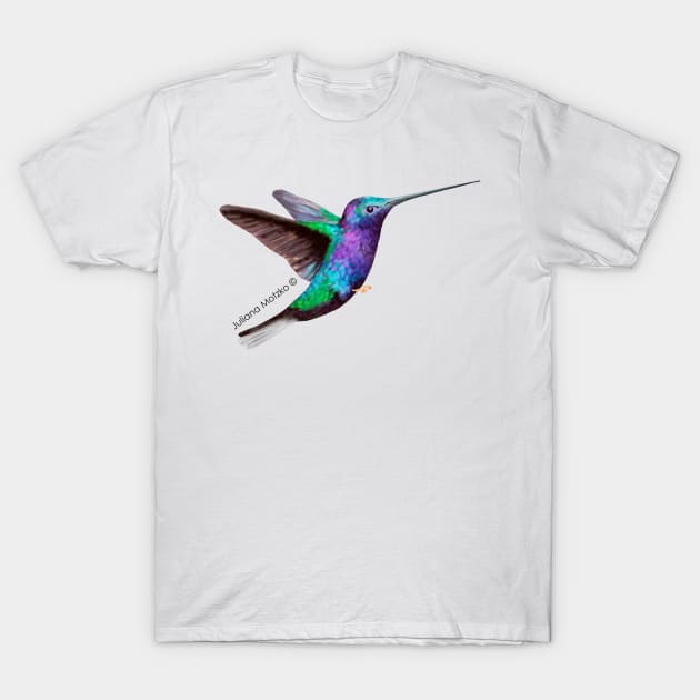 Hummingbird T-Shirt by julianamotzko